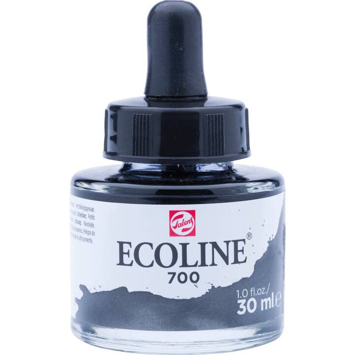 TALENS Couleur à l'eau Ecoline (30 ml, Noir)