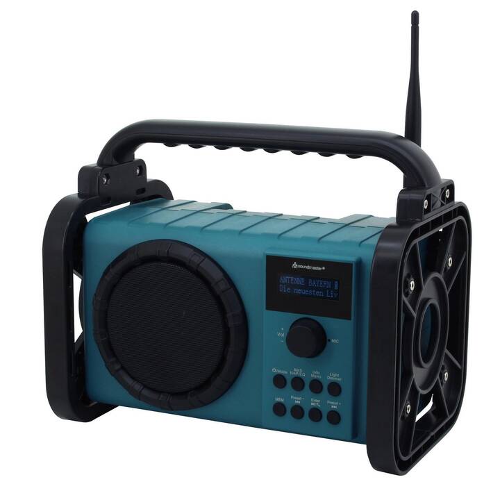 SOUNDMASTER DAB80 Radios de chantier (Noir, Turquoise)