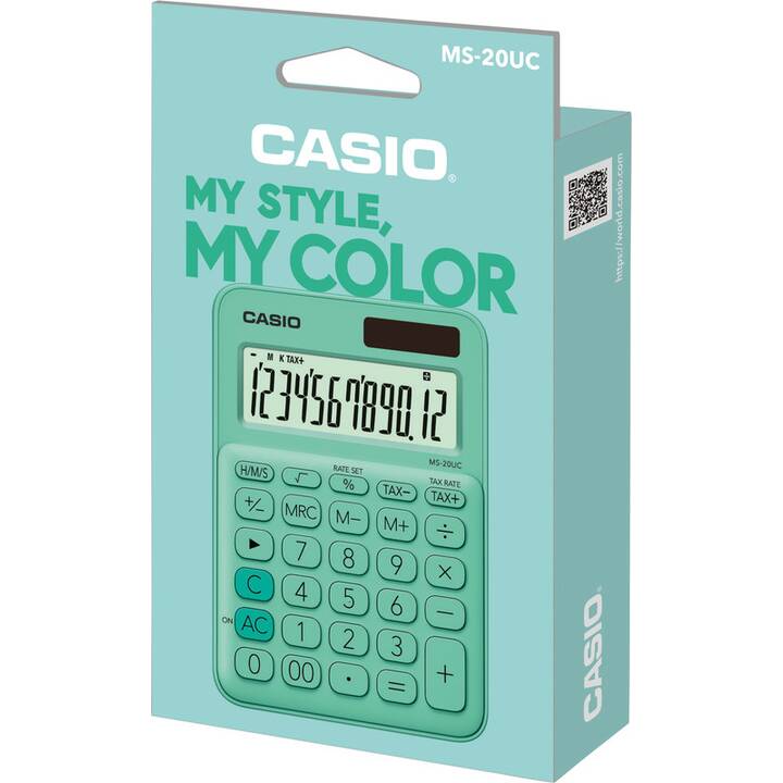 CASIO MS-20UC-GN Calcolatrici da tascabili