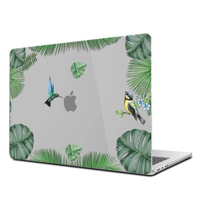 EG Hardcase (MacBook Air 13" M2 2022, Blumen, Grün)