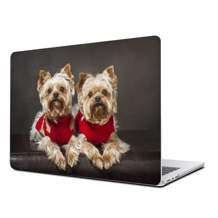 EG Coque rigide (Macbook Air 15" M2 2023, Chiens, Gris)