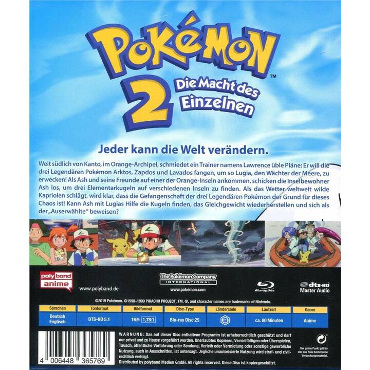 Pokémon 2 - Die Macht des Einzelnen (DE)