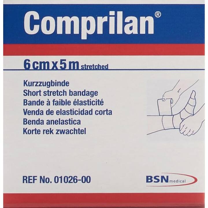 BSN MEDICAL GMBH Fasciatura Comprilan (6 cm x 500 cm, 5 pezzo)