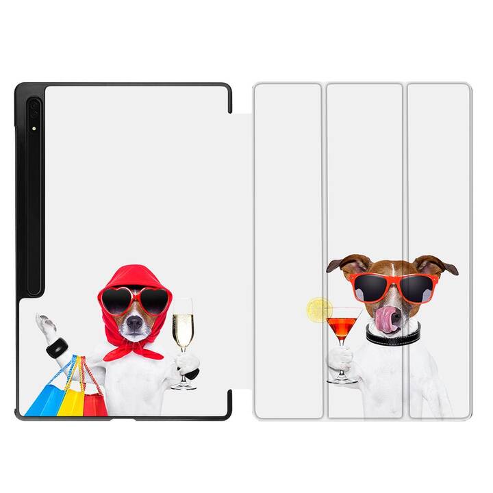 EG Housse (11", Galaxy Tab S9, Chiens, Multicolore)