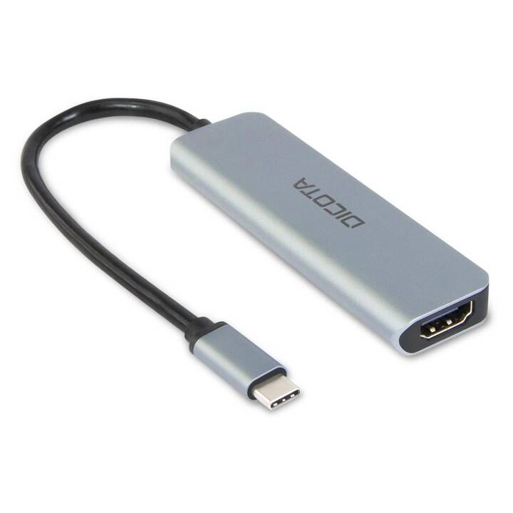 DICOTA D32060 (5 Ports, HDMI, USB di tipo C, USB di tipo A)