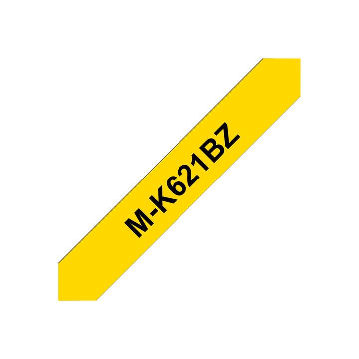 BROTHER M-K621BZ Schriftband (Schwarz / Gelb, 9 mm)