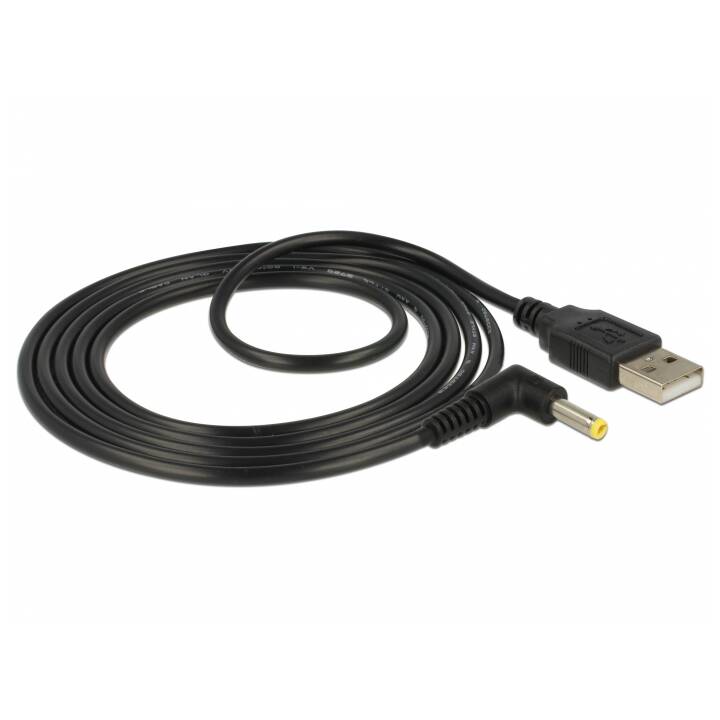 DELOCK Câble d'alimentation (USB A, Connecteurs circulaires électricité, 1.5 m)