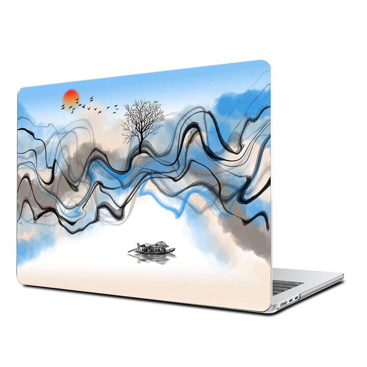 EG Coque rigide (Macbook Air 15" M2 2023, Art, Bleu)