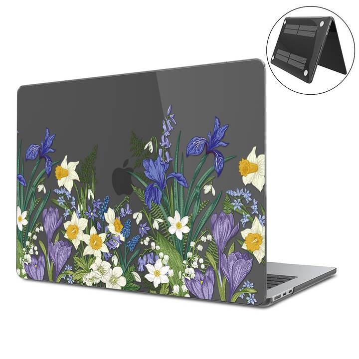 EG Hardcase (Macbook Air 15" M3 2024, Fiore, Transparente)