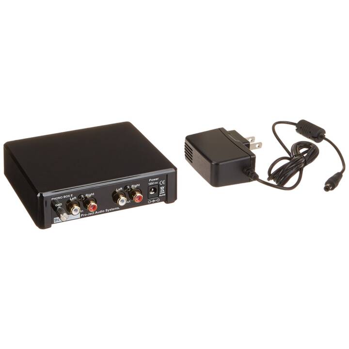 PRO-JECT AUDIO SYSTEMS Phono Box E (Vorverstärker, Schwarz)