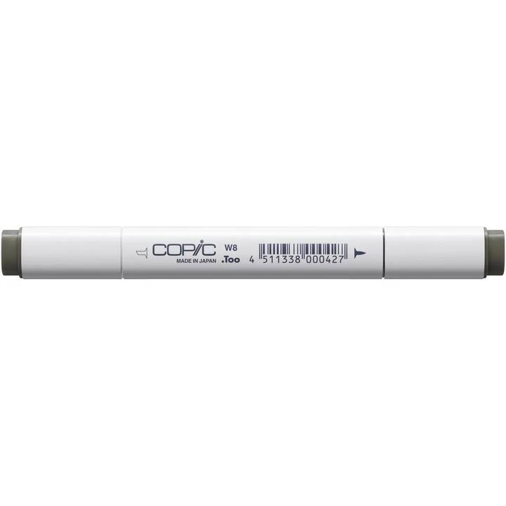 COPIC Grafikmarker Classic W-8 Warm Gray No.8 (Grau, 1 Stück)