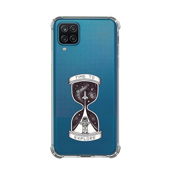 EG Backcover (Galaxy A22 5G, Astronaute, Transparent)