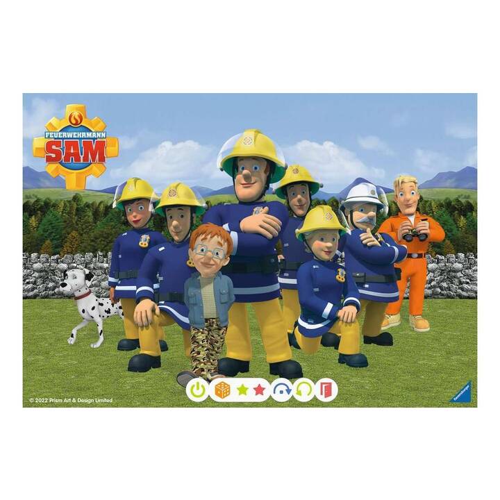 RAVENSBURGER Pompiers Feuerwehrmann Sam Puzzle (24 x 2 pièce)