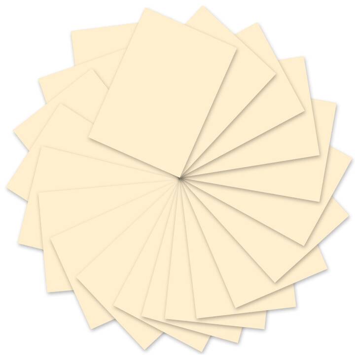 URSUS Tonzeichenpapier (Gelb, A4, 100 Blatt)