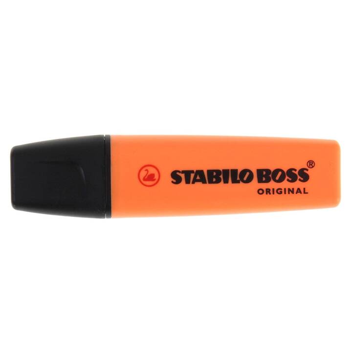 STABILO Surligneur Boss Original (Rose, Jaune, Orange, Vert, 4 pièce)