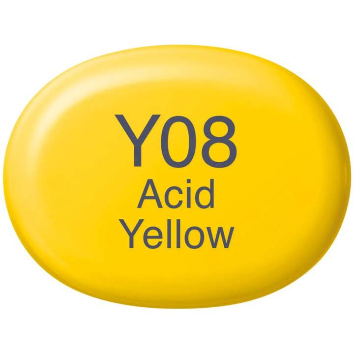 COPIC Marqueur de graphique Sketch Y08 Acid Yellow (Jaune, 1 pièce)