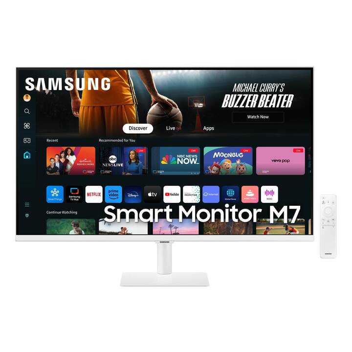 SAMSUNG Smart Monitor M7 LS32DM703UUXEN (32", 3840 x 2160)