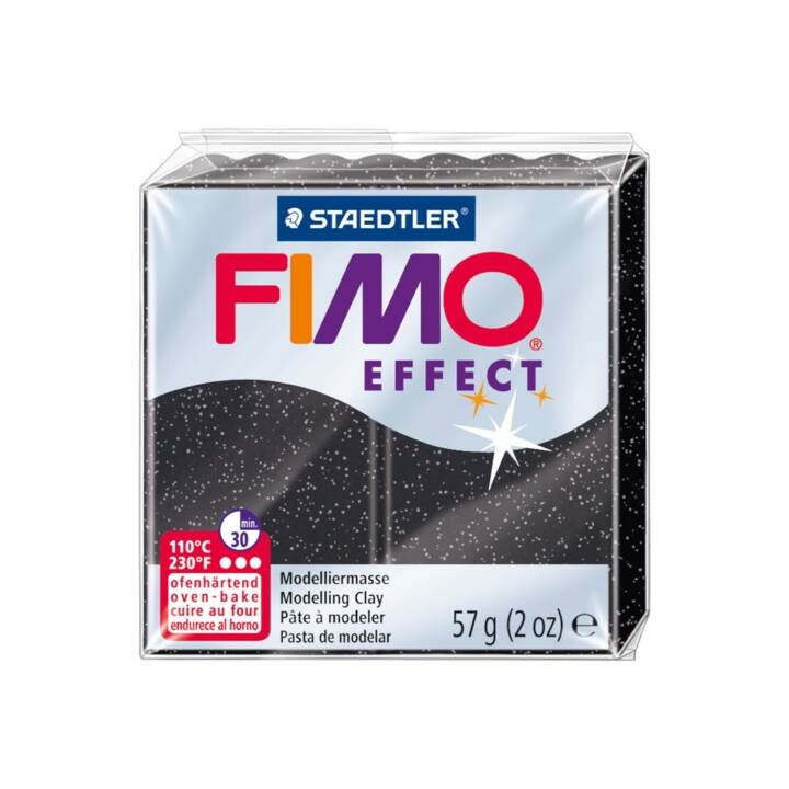 FIMO Pâte à modeler (57 g, Noir)