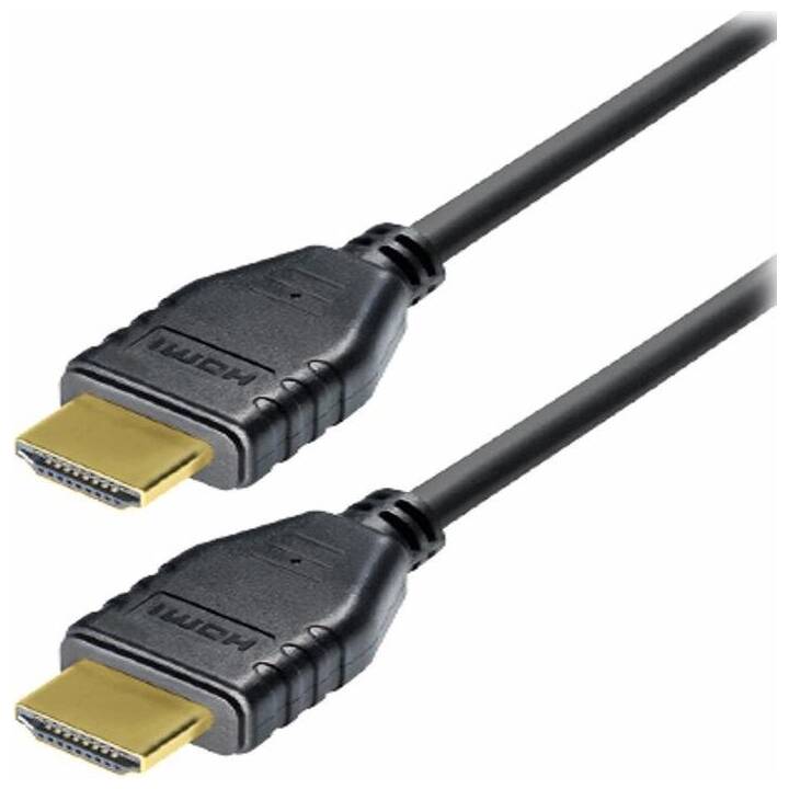 TRANSMEDIA Ultra High Speed 8K Verbindungskabel (HDMI 2.1, 1 m)