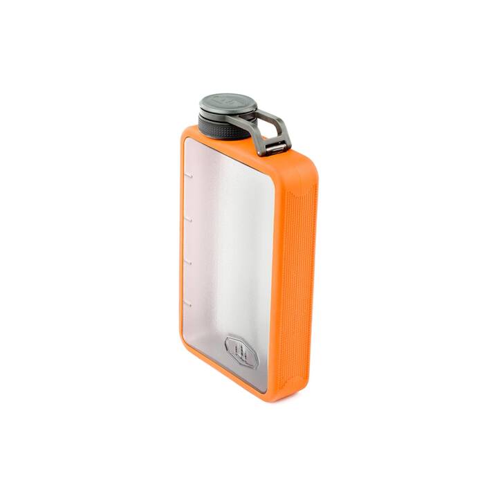 GSI OUTDOORS Gourde Boulder Flask (0.3 l, Transparent, Orange)