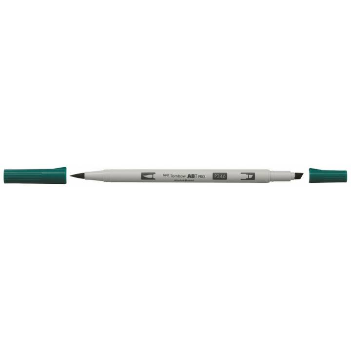 TOMBOW Dual Brush ABT Pro 346 Traceur fin (Vert, 1 pièce)