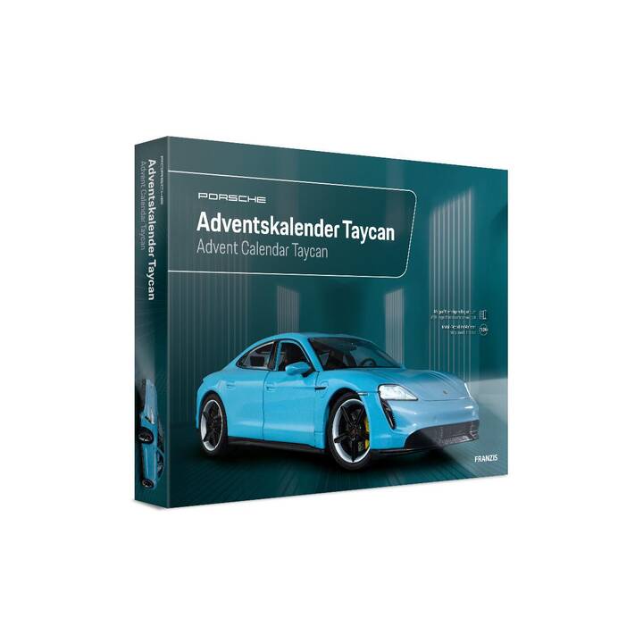 FRANZIS' VERLAG Modellbau-Adventskalender Porsche Taycan