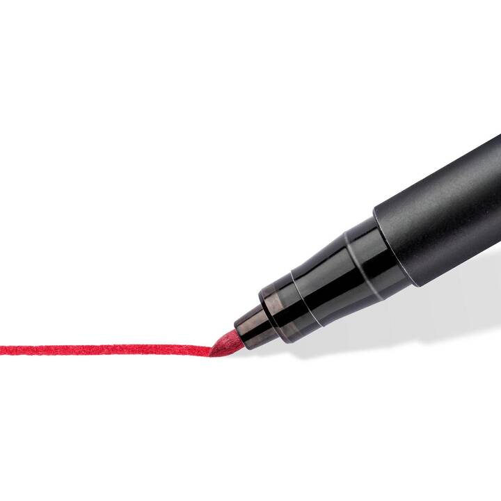 STAEDTLER Marqueur permanent Lumoc M (Orange, Noir, 1 pièce)