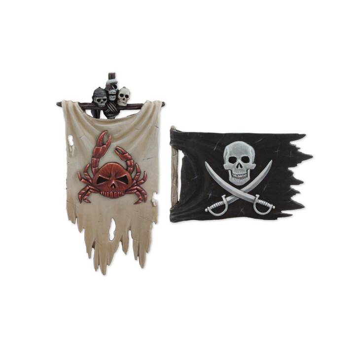 TABLETOP-ART Pirates Bandiera superiore (2 Parti)