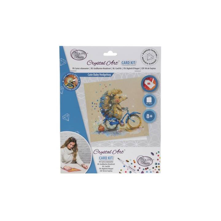 CRAFT BUDDY Crystal Art Card Peinture au diamant (Peindre, Coller)