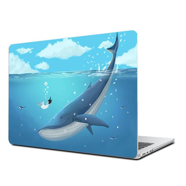 EG Hardcase (Macbook Air 15" M3 2024, Balena, Blu)