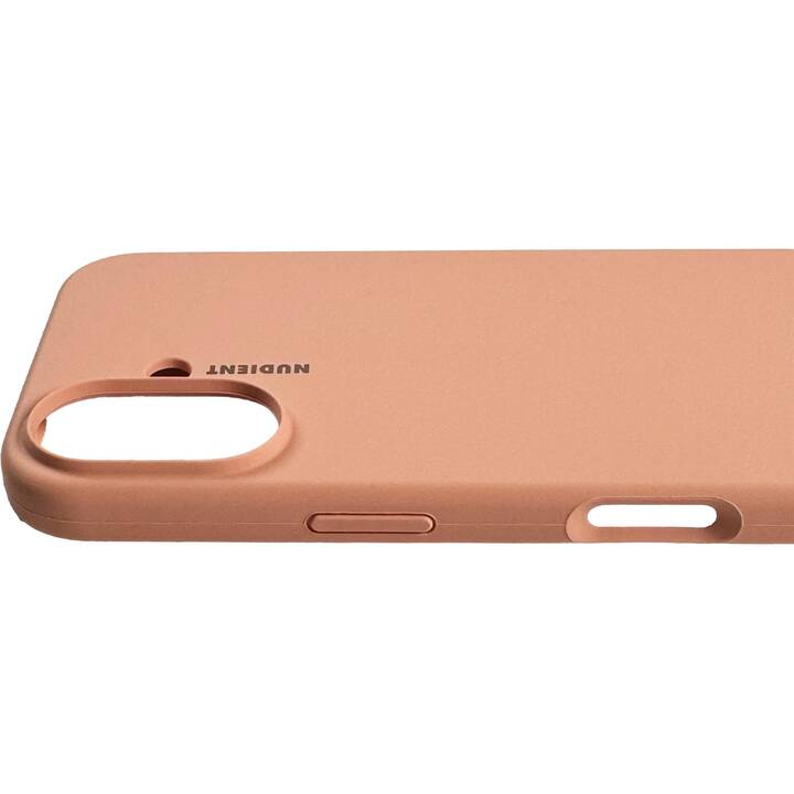 NUDIENT Backcover MagSafe Base (iPhone 16, Peach)