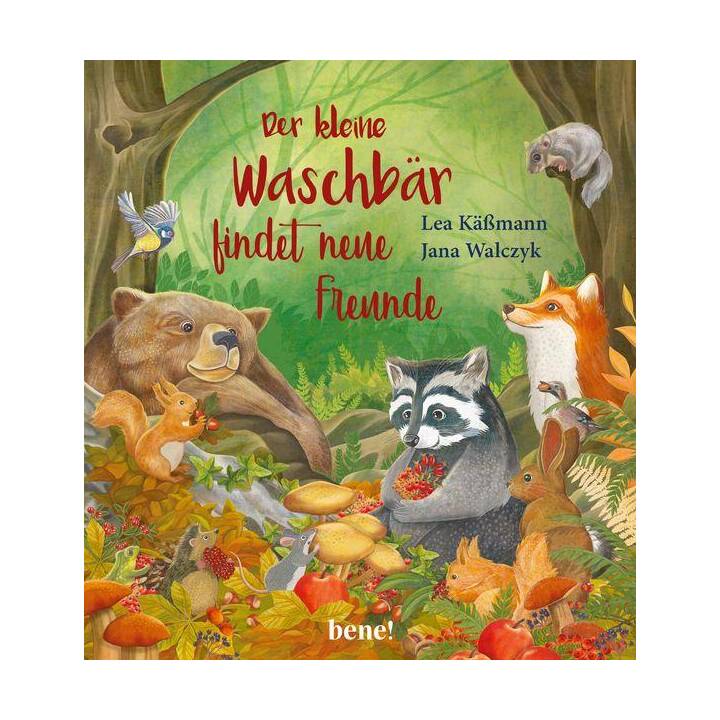 Der kleine Waschbär findet neue Freunde