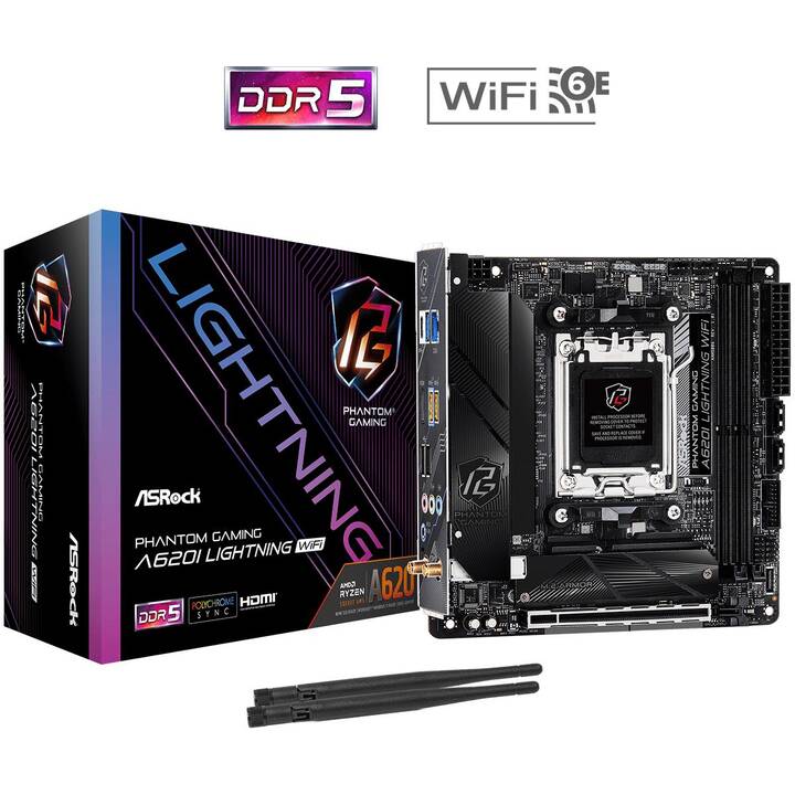 ASROCK A620I (AM5, AMD A620, Mini ITX)