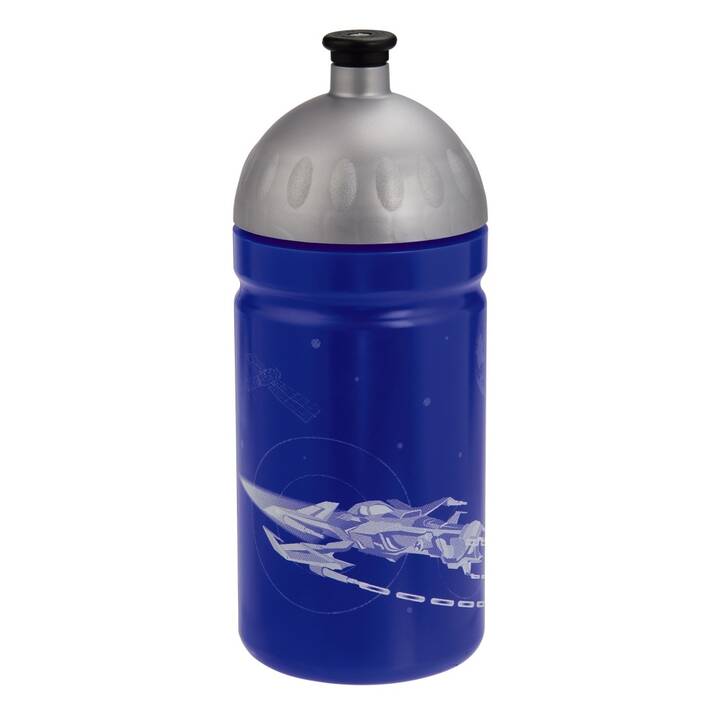 STEP BY STEP Kindertrinkflasche Space Pirate (0.5 l, Silber, Blau)