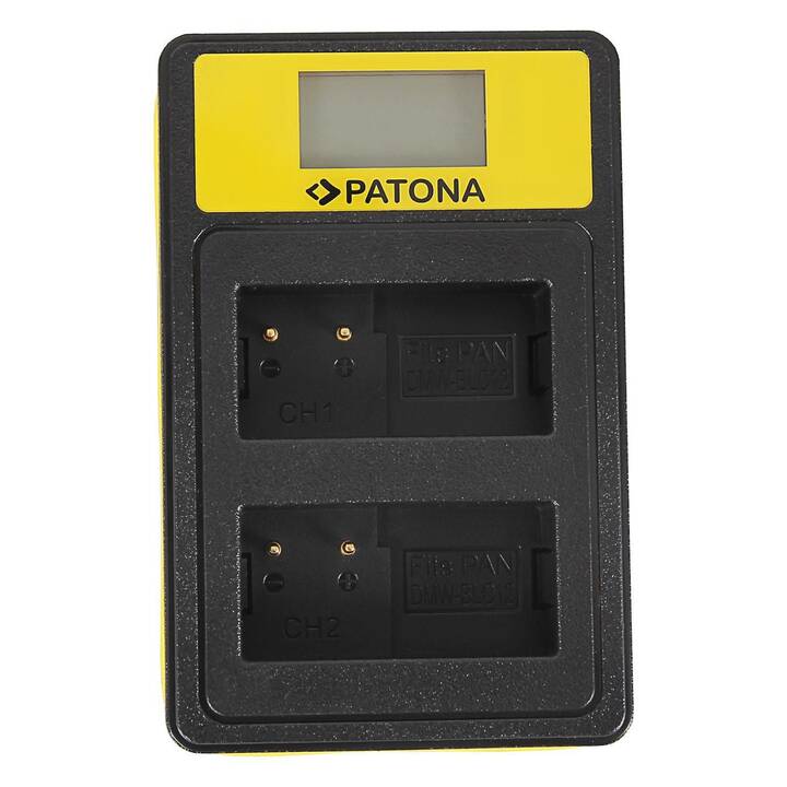 PATONA Panasonic Smart Dual Chargeur de caméra (600 mAh)
