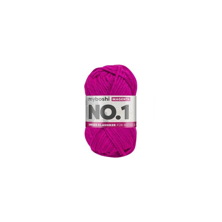 MYBOSHI Wolle Nr.1 (50 g, Violett, Magenta)