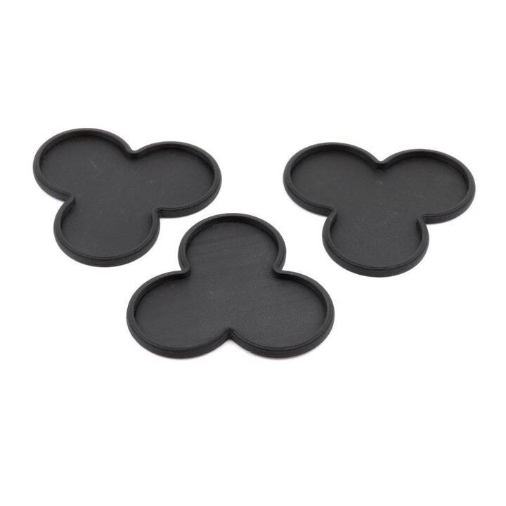 TABLETOP-ART Movement Tray Oval 3s Cloud (3 Teile, 32 mm)