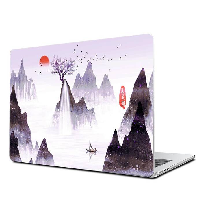 EG Coque rigide (MacBook Air 13" M3 2024, Art, Pourpre)