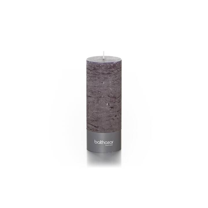 BALTHASAR Bougie cylindrique Rustico (Gris)