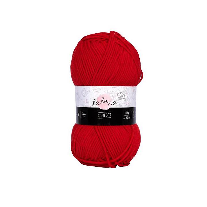 LALANA Wolle (100 g, Rot)