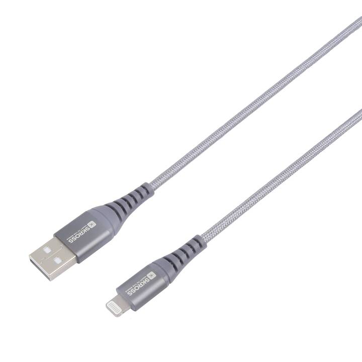 SKROSS Kabel (USB C, Lightning, 2 m)