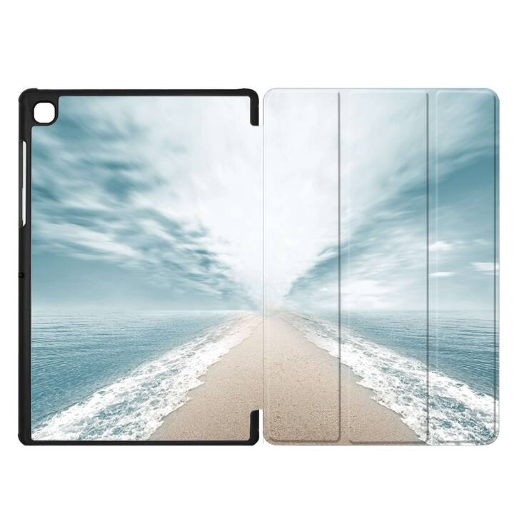 EG cover per Samsung Galaxy Tab A7 Lite 8.7" (2021) - verde - spiaggia