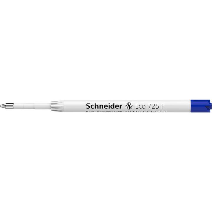 SCHNEIDER Kugelschreibermine Eco 725 (Blau, Weiss, 10 Stück)
