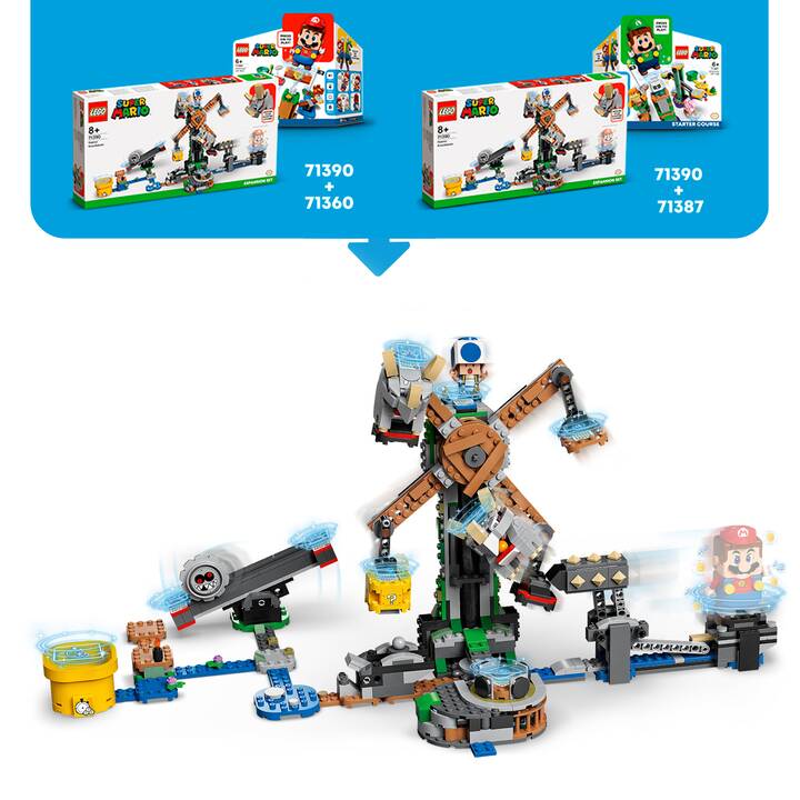 LEGO Super Mario Ensemble d'extension La destruction des Reznors (71390)