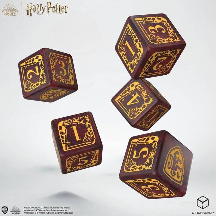Q WORKSHOP Harry Potter Gryffindor Set dei dadi (6 Parti)