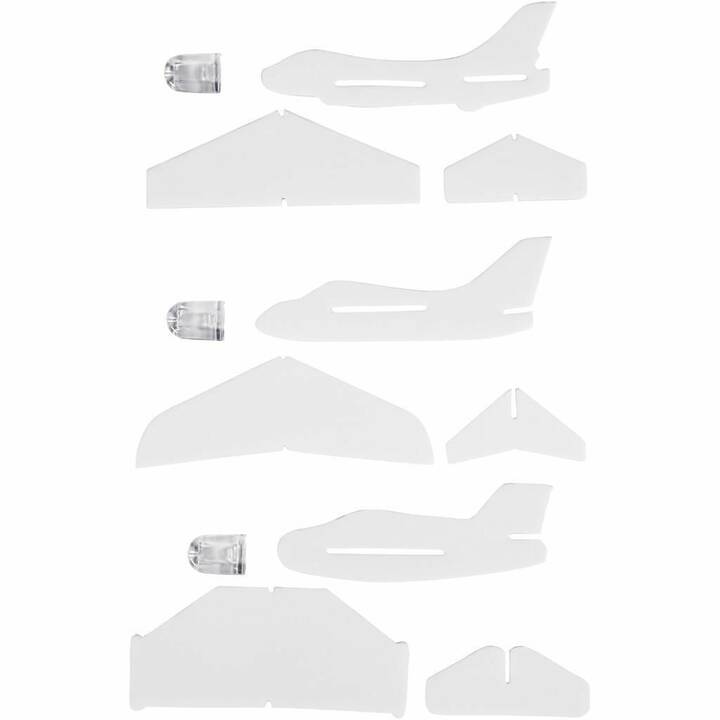 CREATIV COMPANY Airplane Jouet (Assembler, Peindre)