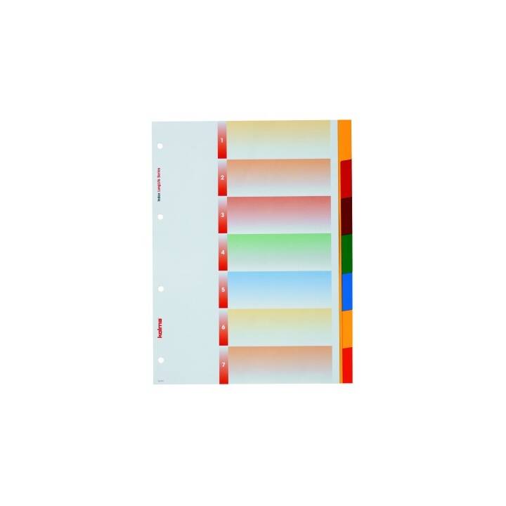 KOLMA LongLife Répertoire (7 x A4, Coloré)