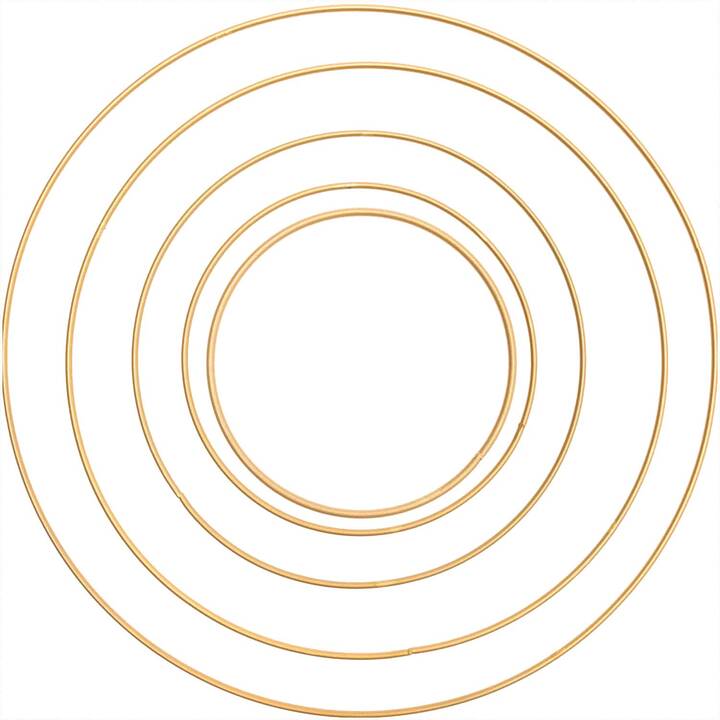 RICO DESIGN Anello di metallo (Metallo, 10 cm)