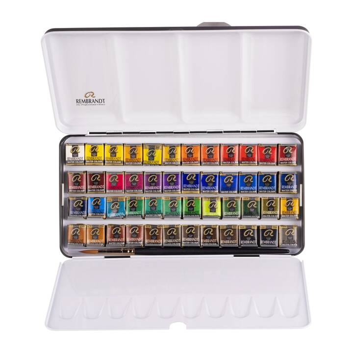 REMBRANDT Peinture aquarelle Water colour box Set (48 x 480 ml, Multicolore)