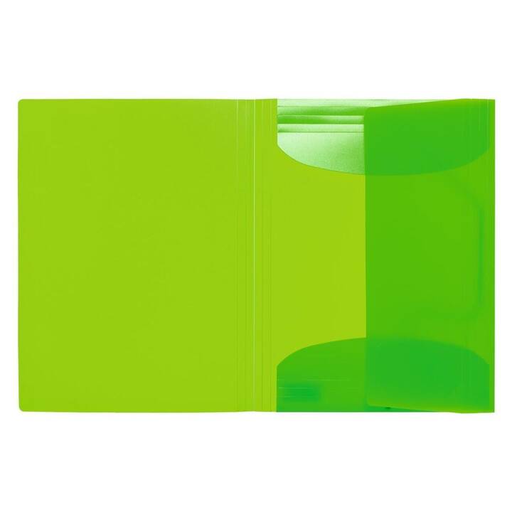 HERMA Gummizugmappe (Neongrün, Grün, A4, 1 Stück)
